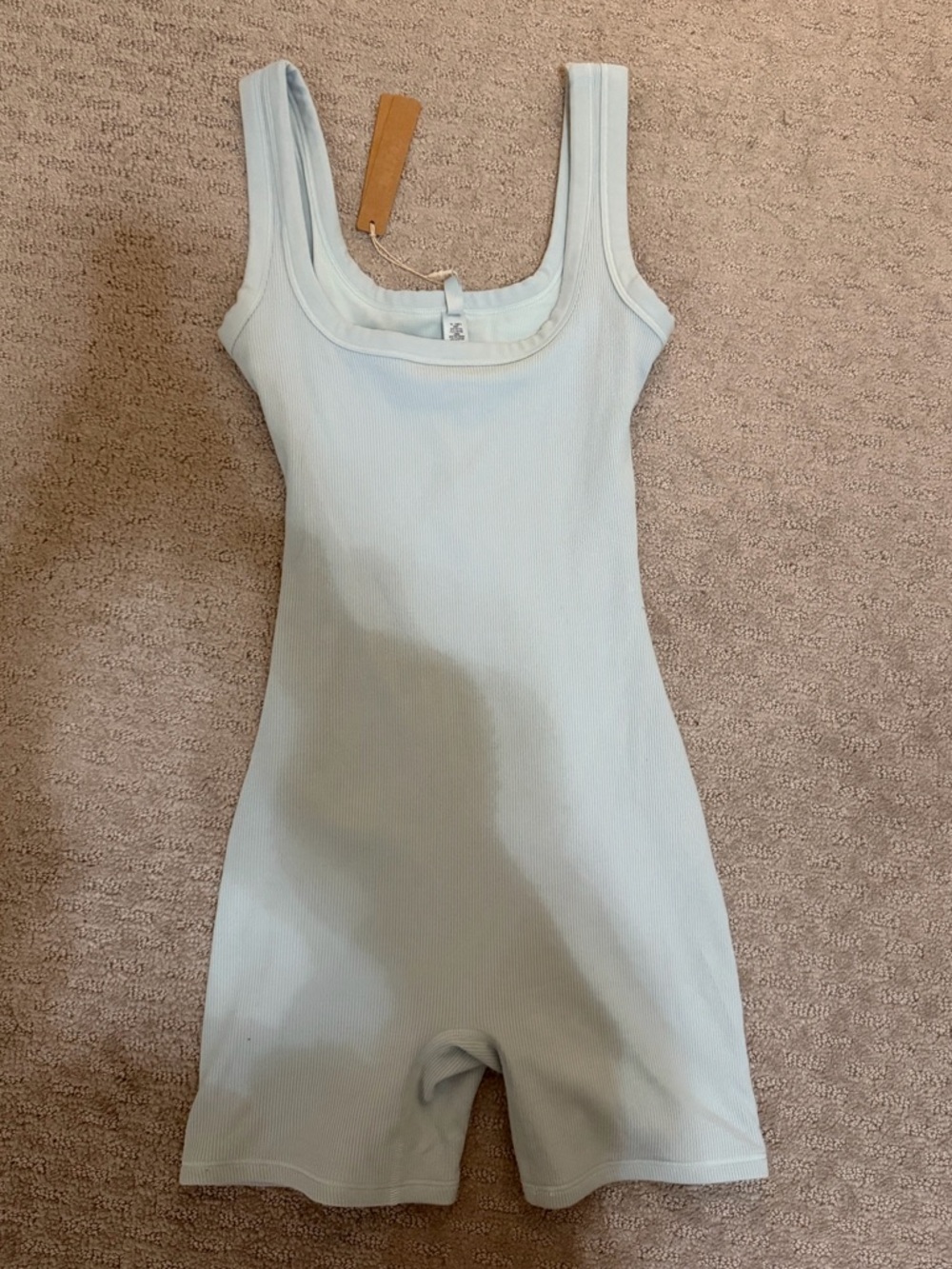 SKIMS Ribbed Scoop Neck Romper